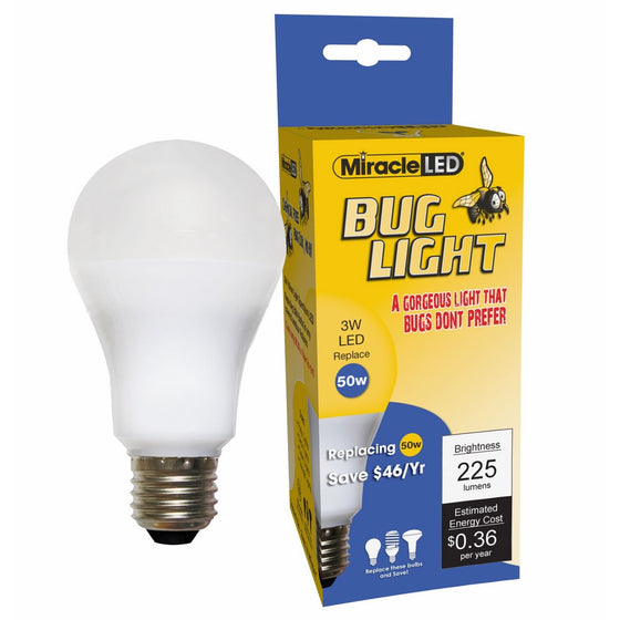 Miracle LED 605023 Bug Lite Bulb, White