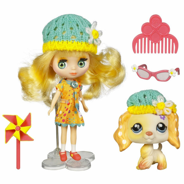 Littlest Pet Shop Blythe and Pet - Pinwheels & Daisies