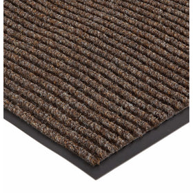 NoTrax 117S0023BR 117 Heritage Rib Entrance Mat, for Lobbies and Indoor Entranceways, 2' Width x 3' Length x 3/8" Thickness, Brown