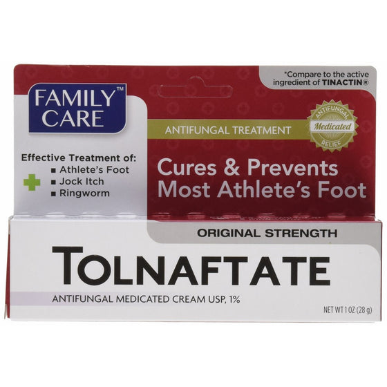 [6 Pack] Tolnaftate Cream USP 1% Antifungal Compare to Tinactin