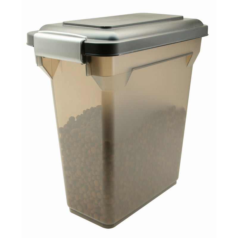 IRIS Premium Airtight Pet Food Storage Container, 12.5-Pounds,Smoke