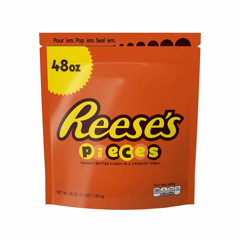 Reese's Pieces Peanut Butter Candy, 48 Ounce