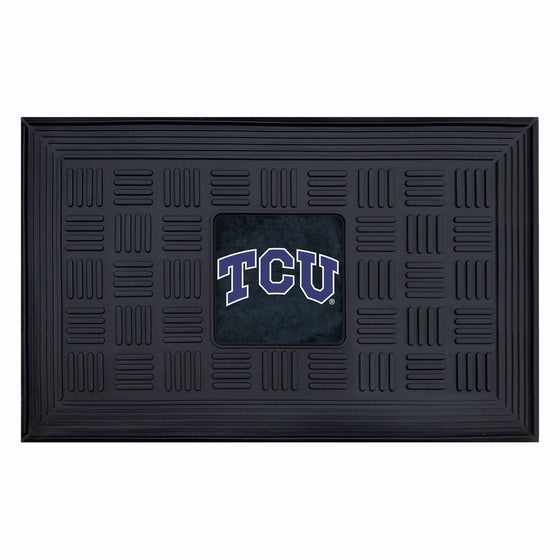 FANMATS NCAA Texas Christian University Horned Frogs Vinyl Door Mat