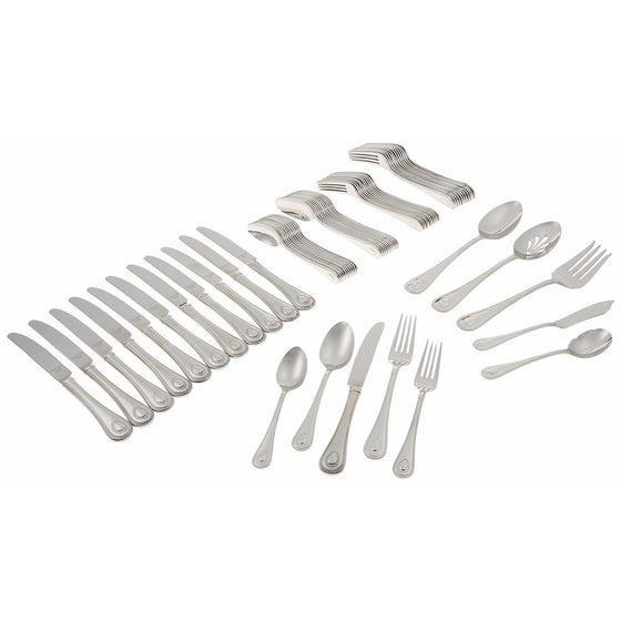 Lenox 65-Piece French Perle Flatware Set