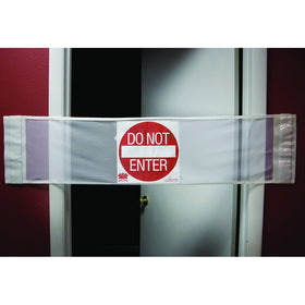Secure Door Safety Banner For Falls Management And Patient Wandering Prevention - Stop Sign & Do Not Enter Sign