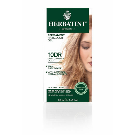 Herbatint Hair Color, 10DR Light Copperish Gold, 4 Fluid Ounce