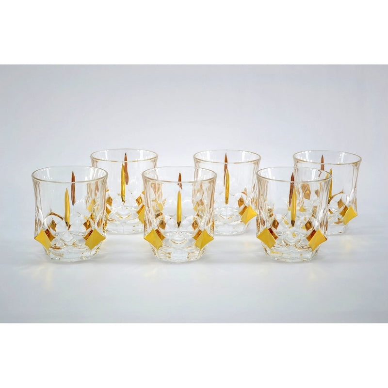 WINE BODIES ZG26101 Old Fashioned Glasses, Gold