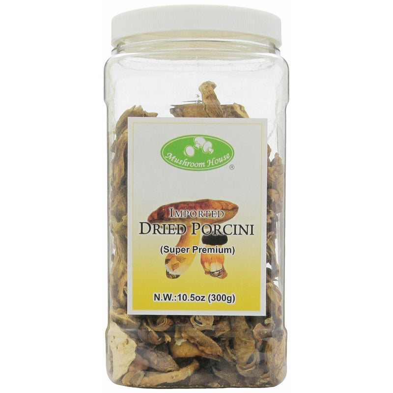 Mushroom House Dried Porcini, Super Premium, 2017 Crop, 10.5 Ounce