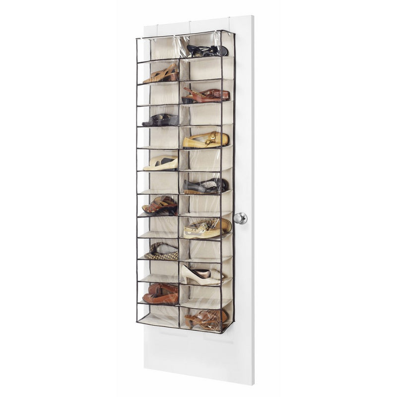 Whitmor Over The Door Shoe Shelves - 26 Sections - Espresso