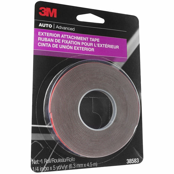 3M 38583 1/4" x 15' Exterior Attachment Tape