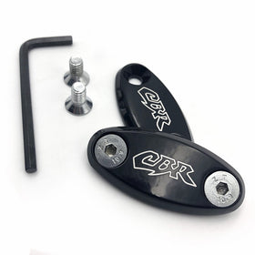 Mirror Block Off Base Plates For Honda Cbr 600 F4 F4I 900 Rr 929 954 1000Rr Blk