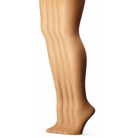 L'eggs Women's Everyday Regular Panty Hose, Suntan, Q (4 Pair)