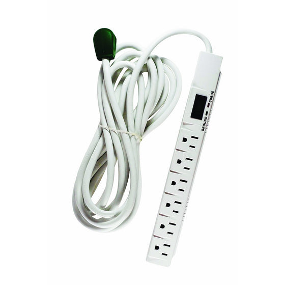 GoGreen Power GG-16315-15 6 Outlet Surge Protector with 15ft Cord