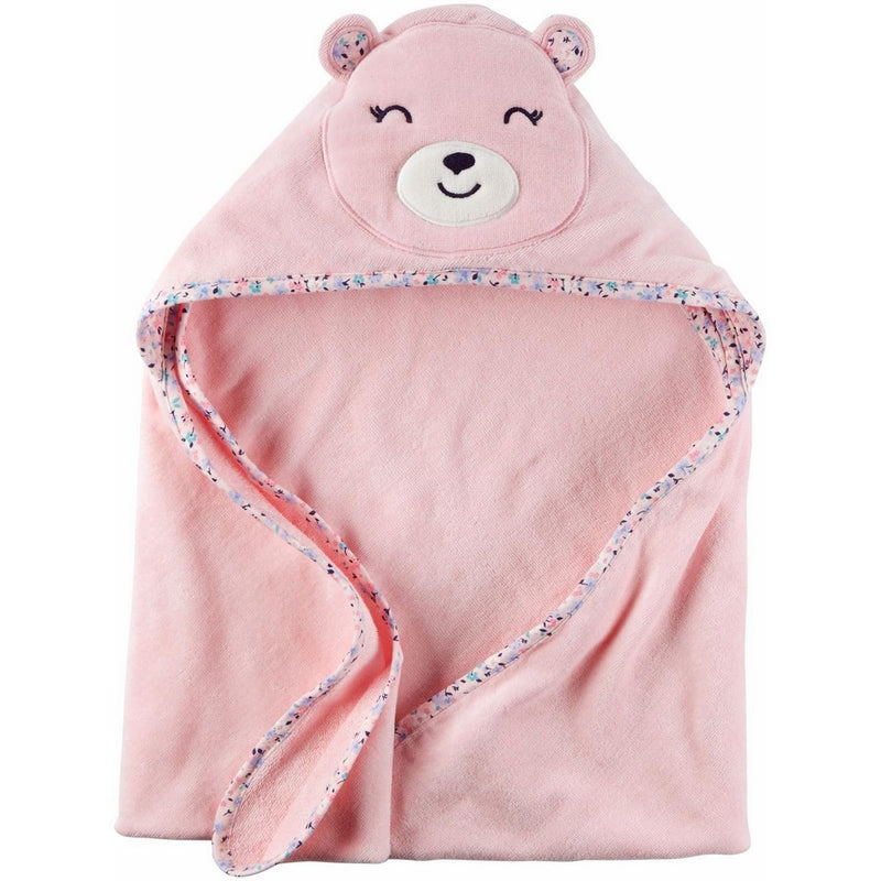 Carter's Hooded Bath Towel - Little Bear - Pink