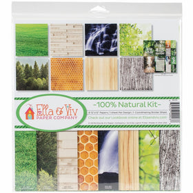 Ella & Viv by Reminisce EAV-923 Ella & Viv 100% Natural Scrapbook Collection Kit