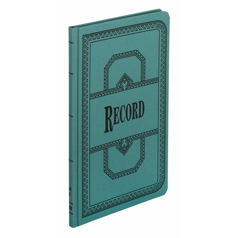 Boorum & Pease 66150R Record/Account Book, Record Rule, Blue, 150 Pages, 12 1/8 x 7 5/8
