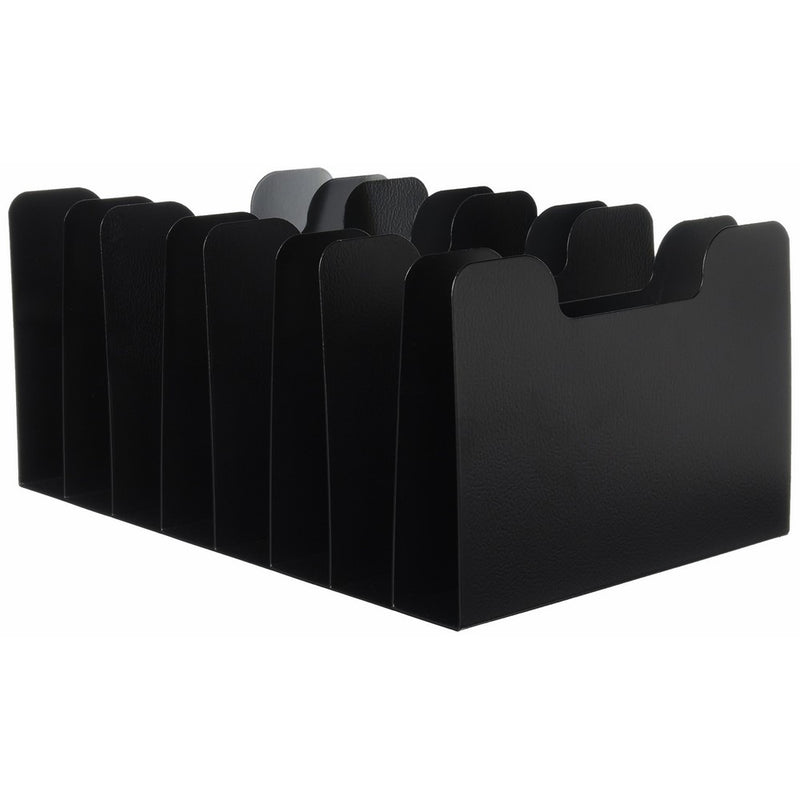 Buddy Products Classic 8 Pocket Vertical Separator, Steel, 10.75 x 7.25 x 15.75 Inches, Black (0580-4)