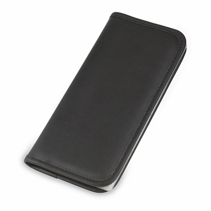 Samsill Professional Business Card Organizer with Padded Cover, Card Holder for 160 Cards, Black