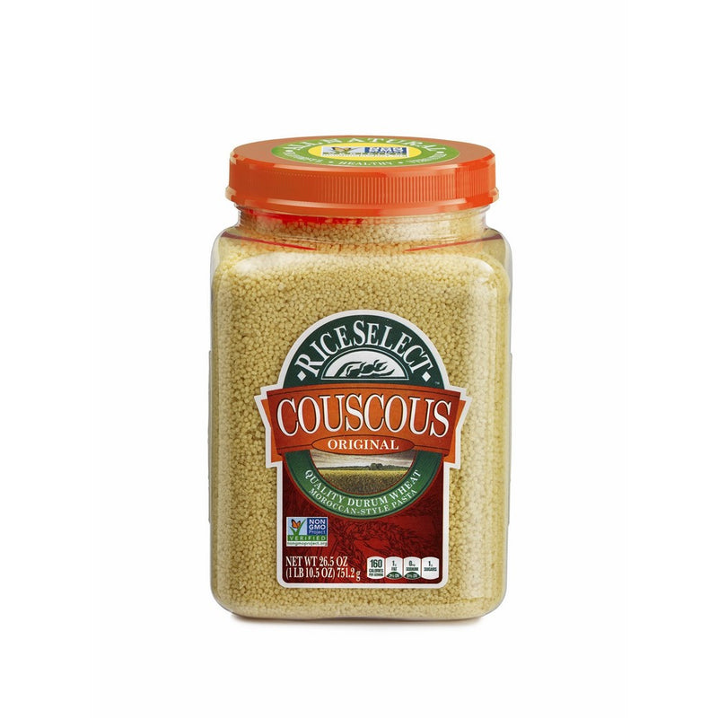 RiceSelect Original Couscous, 26.5-Ounce Jars (Pack of 4)
