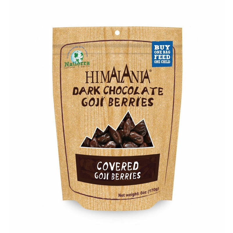 Natierra Himalania Dark Chocolate Goji Berries, 6 Ounce