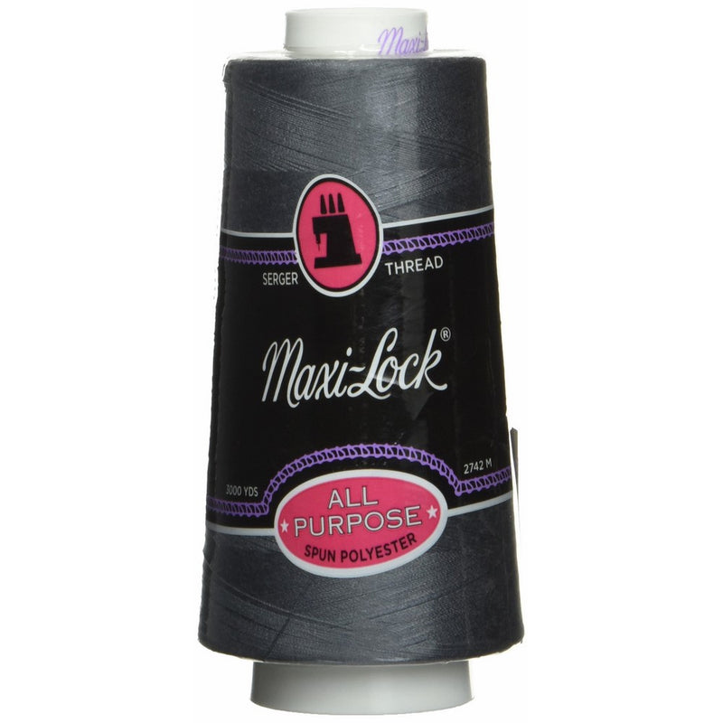 Maxi-Lock Cone Thread 3000 Yards-Dark Grey