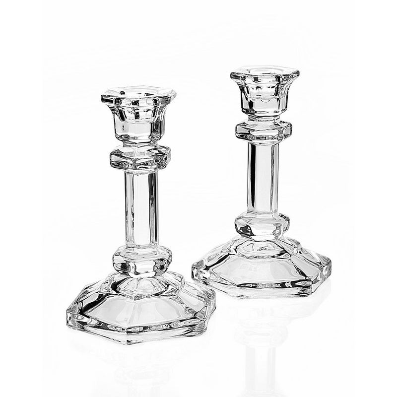 Godinger Silver 14861 Classical Crystal Candlestick Pair