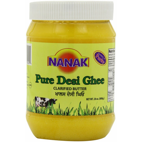 Nanak Pure Desi Ghee, Clarified Butter, 28-Ounce Jar