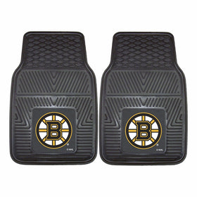 FANMATS 10497 NHL Boston Bruins Vinyl Heavy Duty Car Mat , 18"x27"