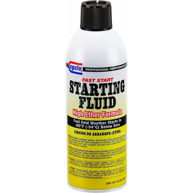 Niteo Cyclo Fast Start Starting Fluid, High Ether Formula, 10.7 fl oz
