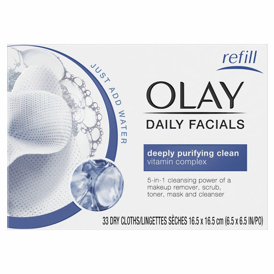 Olay Facial Cloths, 33 CountPackaging may Vary