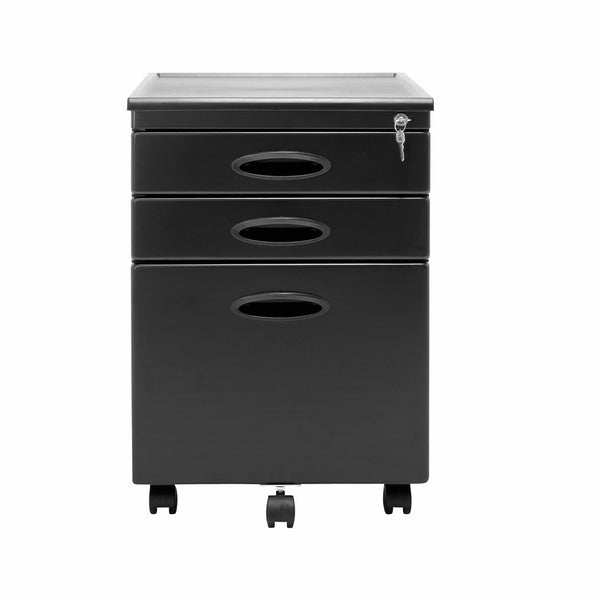 Calico Designs File Cabinet in Black 51100