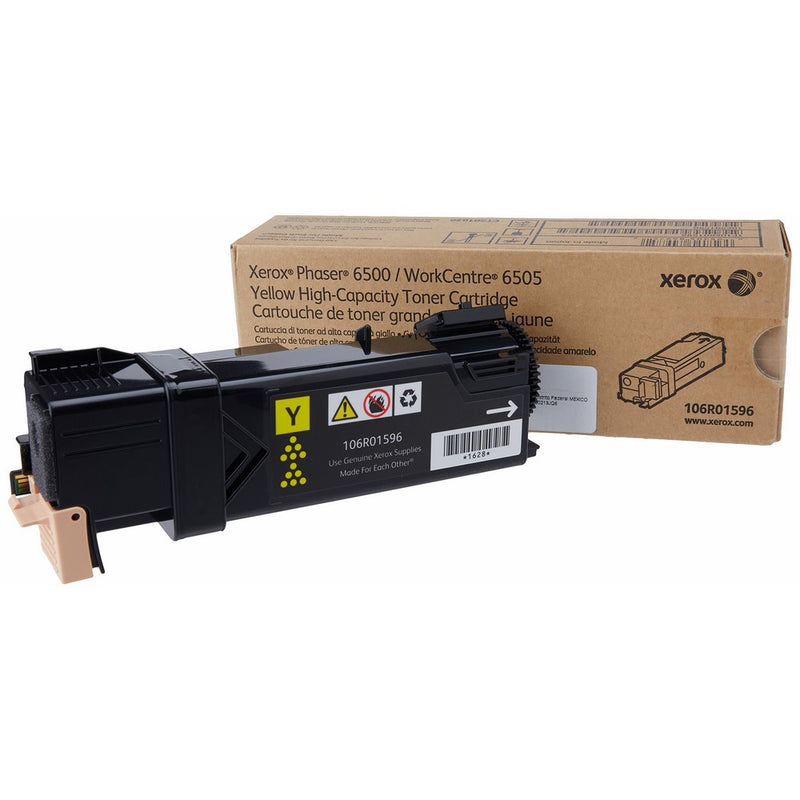 XEROX 106R01596 Yellow High Capacity Toner Cartridge FOR Phaser 6500/WC 6505