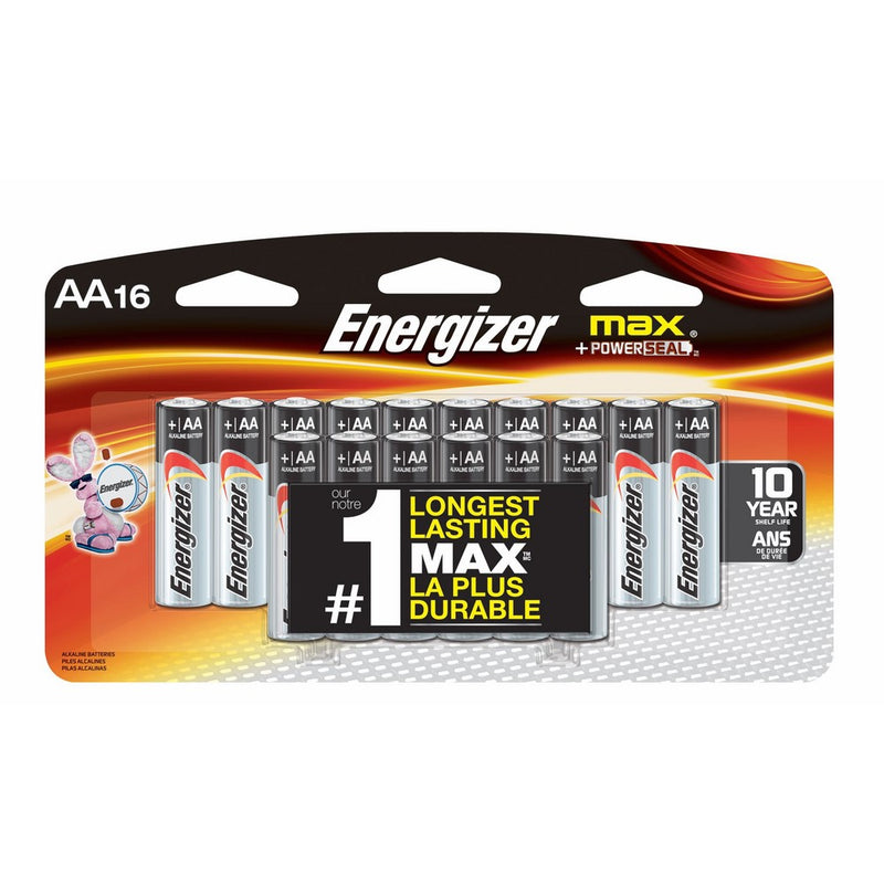 Energizer Max AA Batteries, 16-Count