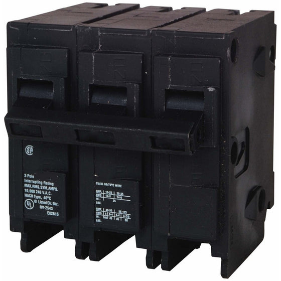 MP320 20-Amp Three Pole Type MP-T Circuit Breaker