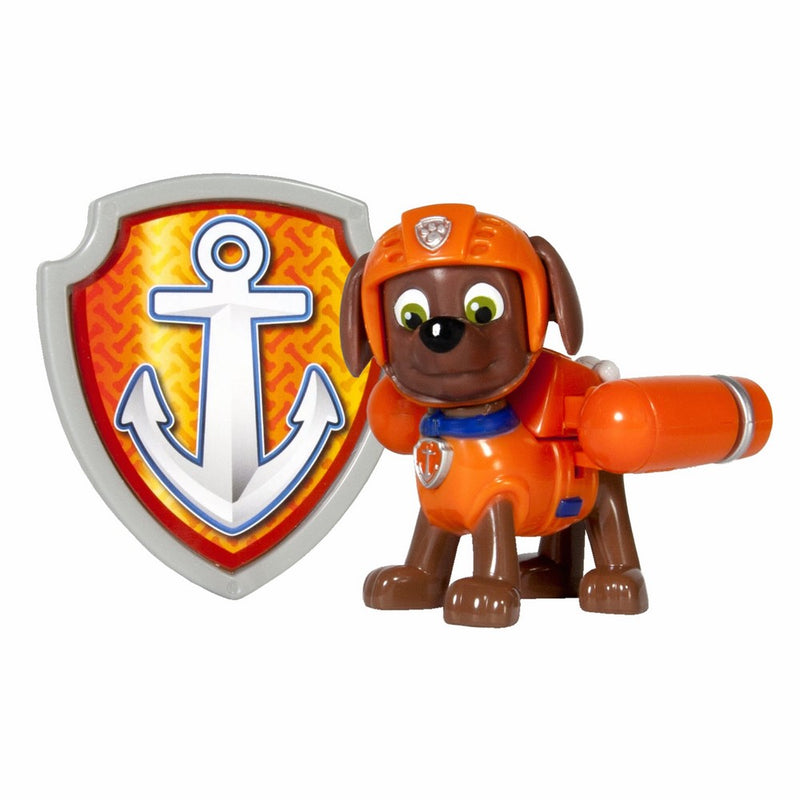 Paw Patrol Nickelodeon, Action Pack Pup & Badge - Zuma