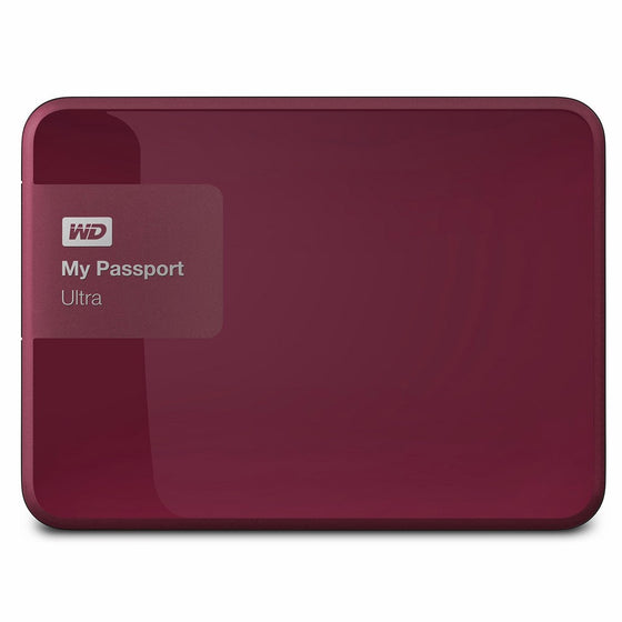 WD 3TB USB 3.0 My Passport Ultra Portable External Hard Drive - Berry [Old Model]