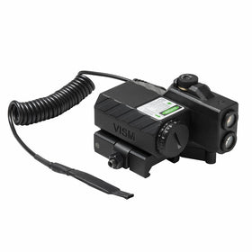 NcSTAR VLGSNVQRB Offset Green Laser Designator with Navigation LEDs, Black