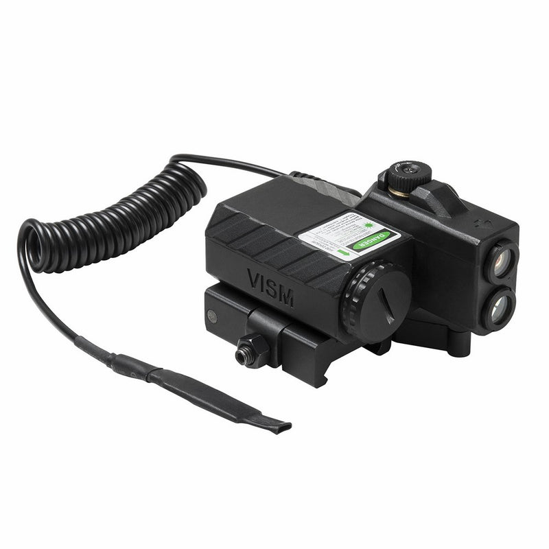 NcSTAR VLGSNVQRB Offset Green Laser Designator with Navigation LEDs, Black