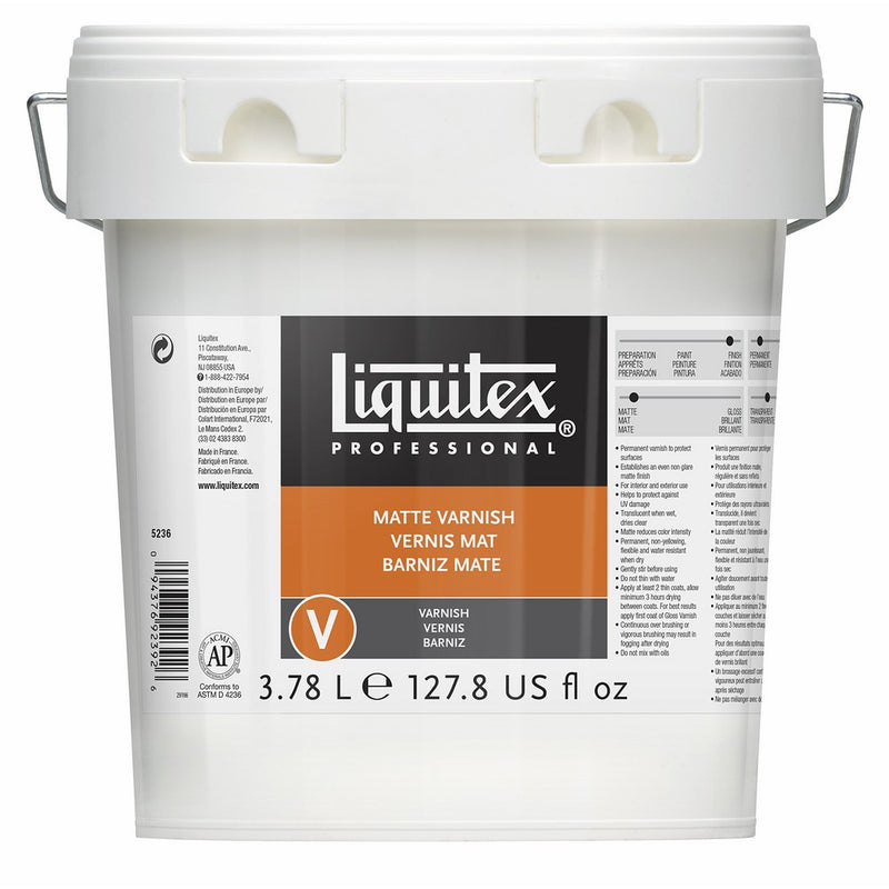 Liquitex Professional Matte Varnish, 128-oz (gallon)