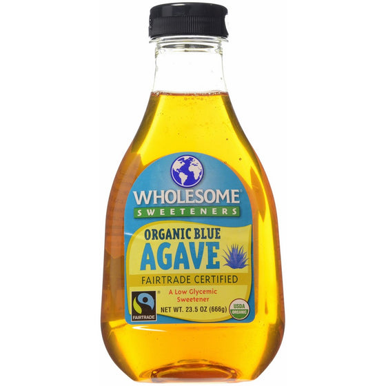 Wholesome Sweeteners, Blue Agave, Light, Organic, 23.5 oz