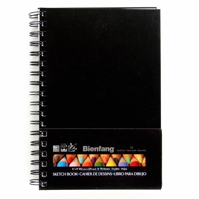 Bienfang 6 by 9-Inch Hardcover Bienfang Sketch Book