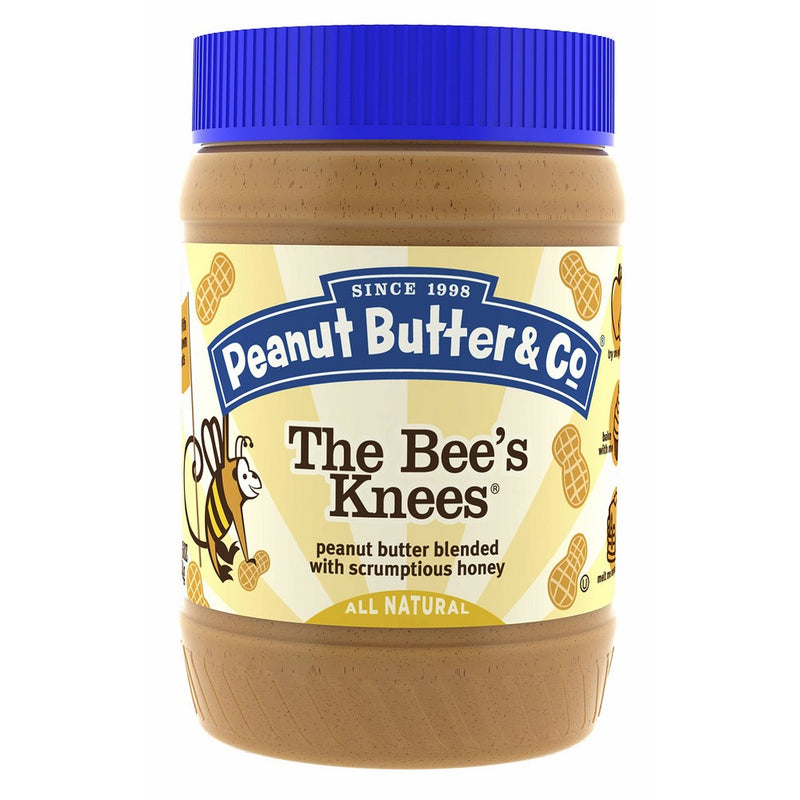 Peanut Butter & Co. Peanut Butter, Gluten Free, The Bee's Knees (Honey), 16 Ounce Jars (Pack of 6)