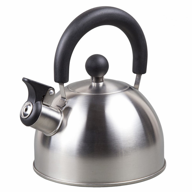 Creative Home 72214R Simplicity Brushed Stainless Steel Tea Kettle, 1.5-Quart