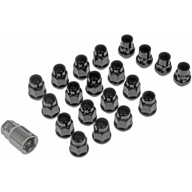 Dorman 711-346 Pack of 16 Wheel Nuts with 4 Lock Nuts and Key