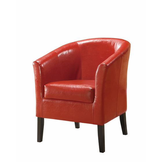 Linon Home Decor Simon Club Chair, Red