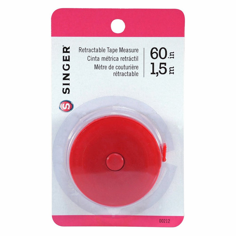 Singer 81578 Retractable Tape Measure, 60"
