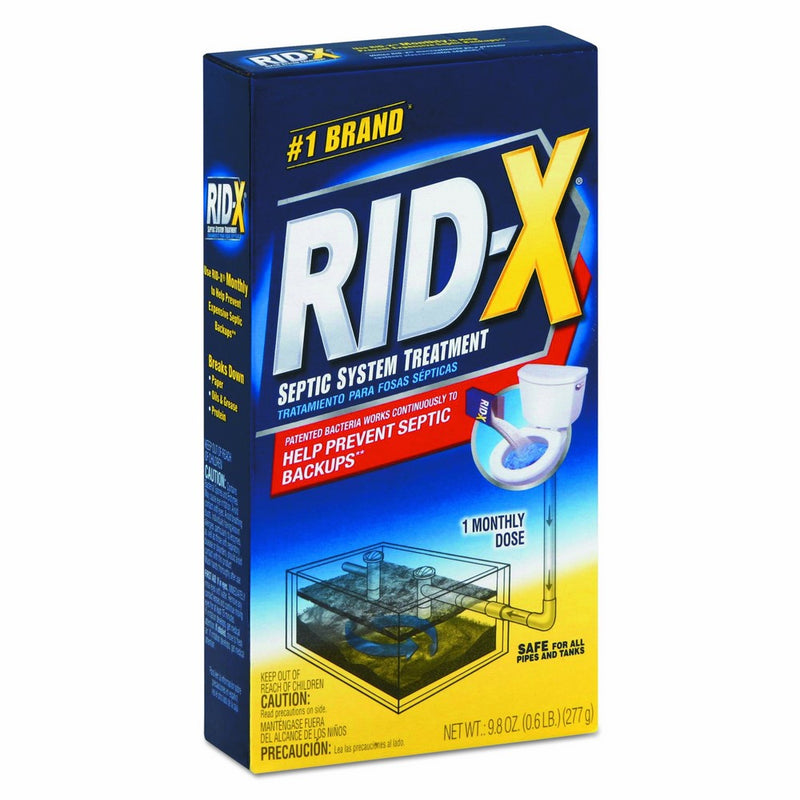 RID-X 80306 Rid-X Septic System Treatment, Concentrated Powder, 9.8 oz. Box (Case of 12)