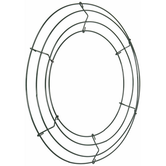 Panacea 36003 Wire Wreath Frame 12"-Green