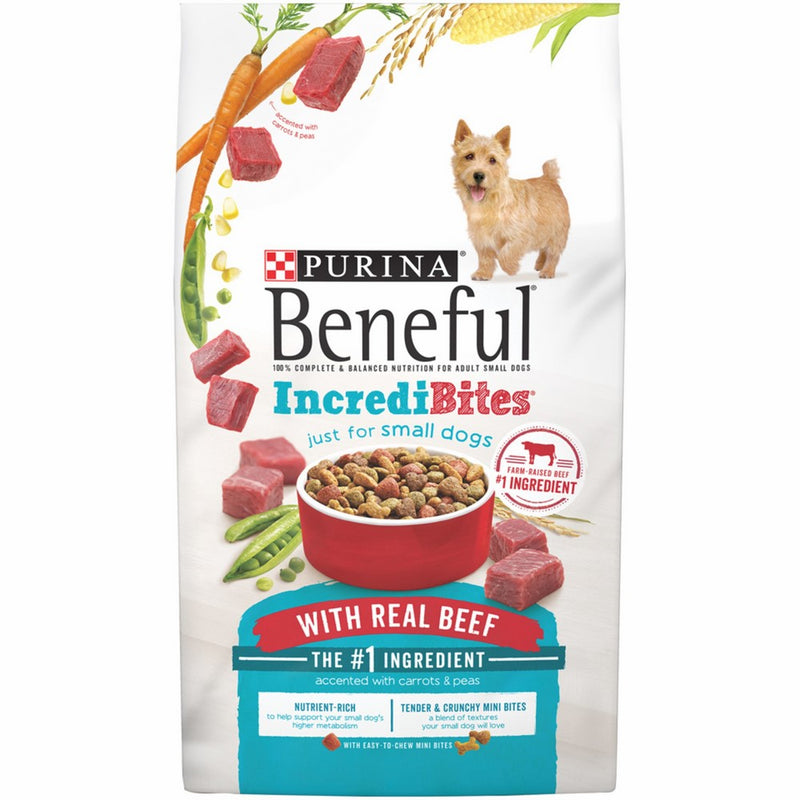 Purina Beneful IncrediBites With Real Beef Adult Dry Dog Food - 15.5 lb. Bag