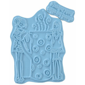 Stamping Bella Uptown Girls Clarissa & Camille Cling Rubber Stamp, 6.5 x 4.5"